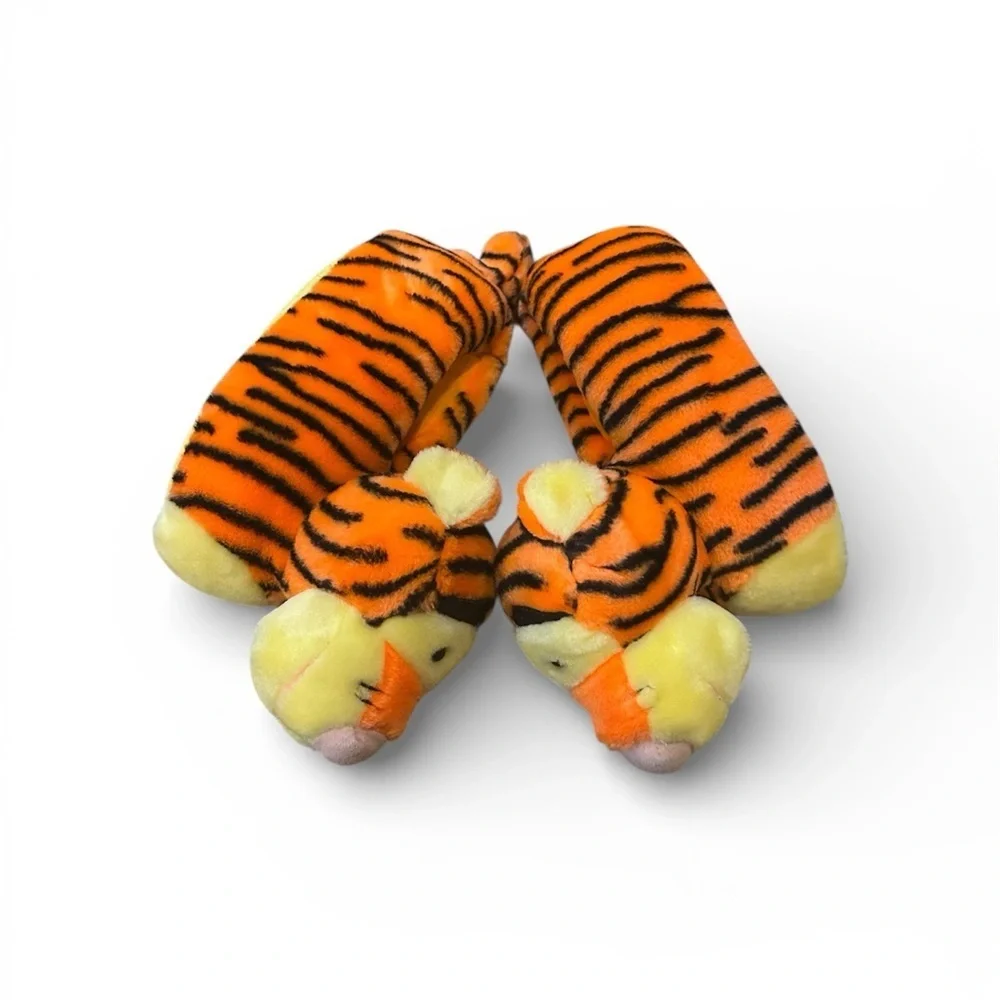 Disney Tigger Striped Plush Slippers for Kids